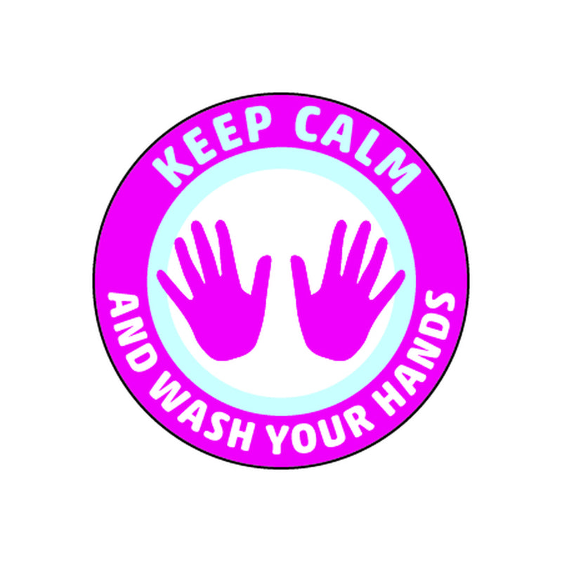 Keep Calm and Wash Your Hands Labels