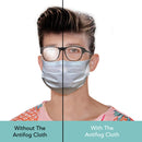 Grey Suede Anti-Fog Lens Cloth