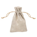 Linen Pouch with Hemp Cord