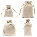 Linen Pouch with Hemp Cord