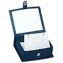 Lizard Skin Textured Leatherette Regular Pendant Box with White Interior