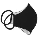 Reusable-Reversible-Washable Ivory-Black 2 Ply Mask
