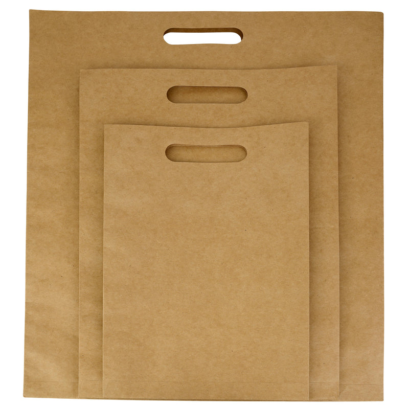 Kraft Merchandise Bag with Side Gusset