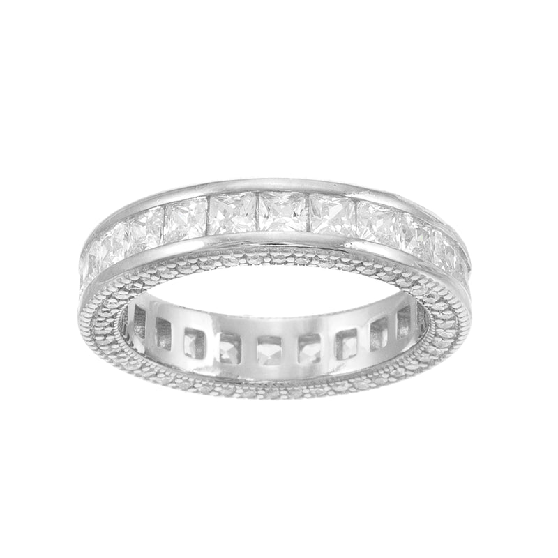 Silver CZ PrinceSterling Silver Eternity Ring