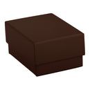 Suede Pendant Box with Matching Suede Interior