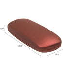 Hard Shell Brushed Eyeglass Case