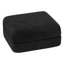 Haute Suede Single Earring Box with Matching Satin Inner Lids