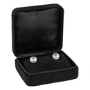 Haute Suede Single Earring Box with Matching Satin Inner Lids