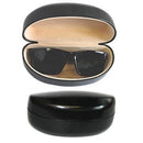 Extra Large Black Leatherette Sunglasses Case
