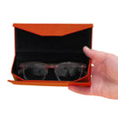 Foldable Triangular Case with Linen Texture