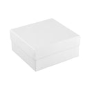 Rosewood Look Universal Box with White Leatherette Interior