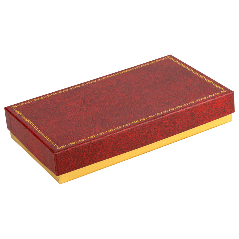 Two-tone Paper Pearl Box with Gold Accent