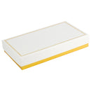 Two-tone Paper Pearl Box with Gold Accent