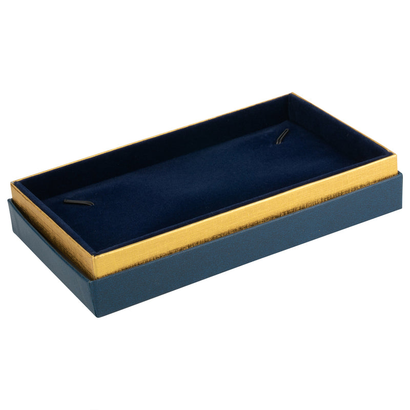 Two-tone Paper Pearl Box with Gold Accent