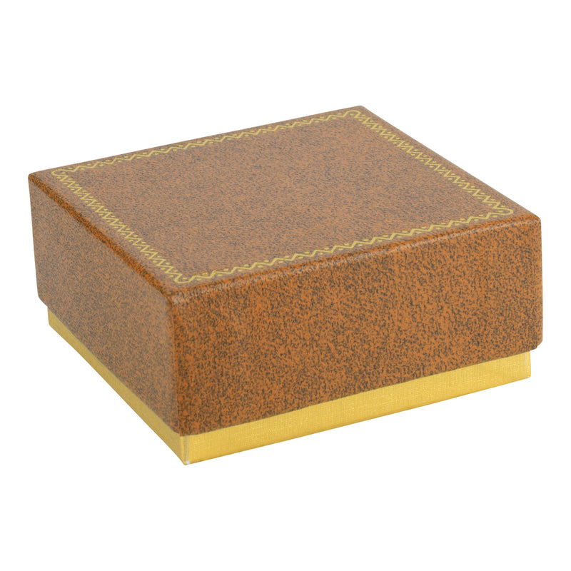 Two-tone Paper Pendant Box with Gold Accent