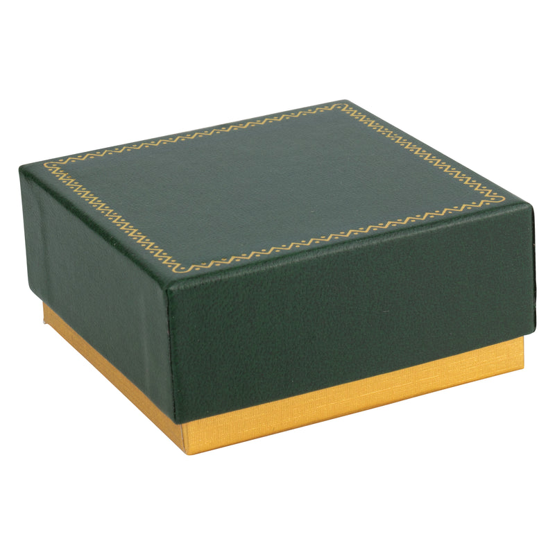 Two-tone Paper Pendant Box with Gold Accent