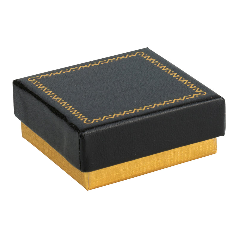 Two-tone Paper Large Universal Box with Gold Accent