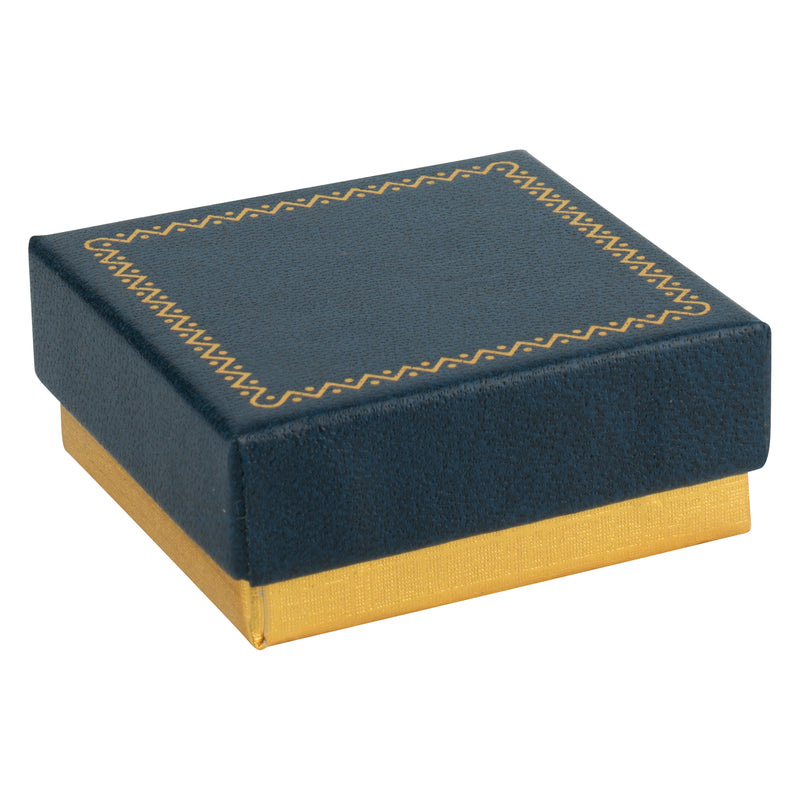 Two-tone Paper Small Universal Box with Gold Accent