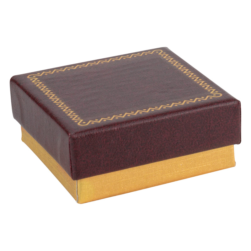 Two-tone Paper Small Universal Box with Gold Accent