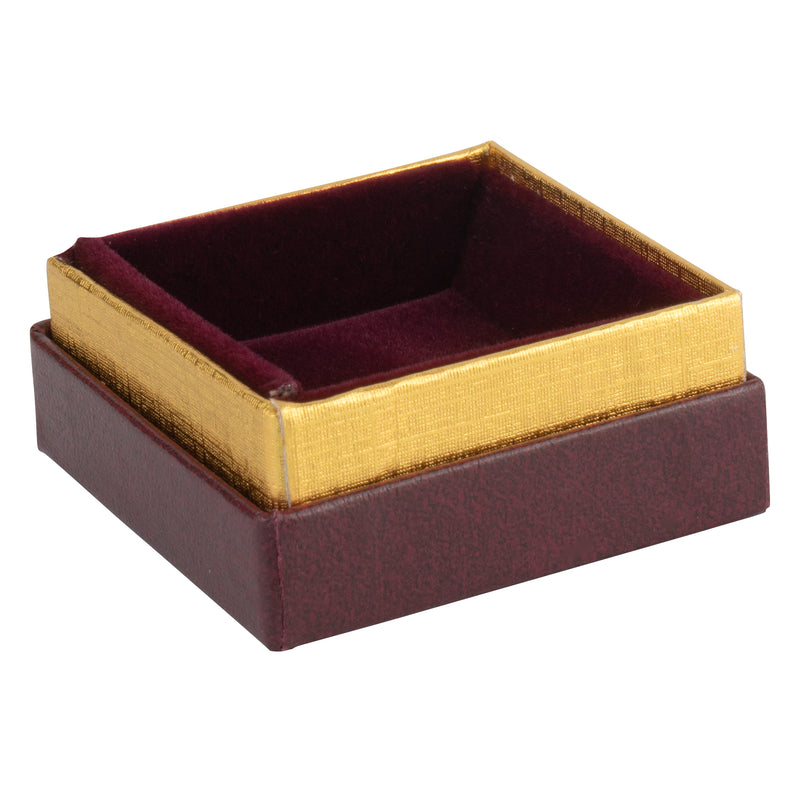 Two-tone Paper Large Universal Box with Gold Accent