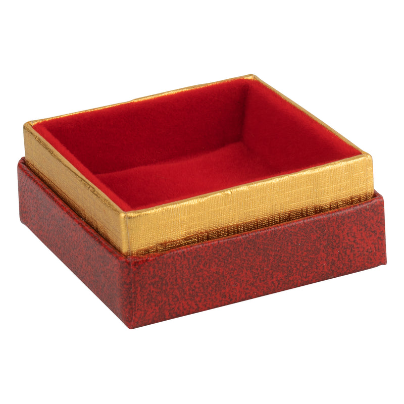 Two-tone Paper Small Universal Box with Gold Accent