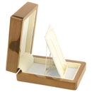 Wooden Pendant Box with Suede Insert