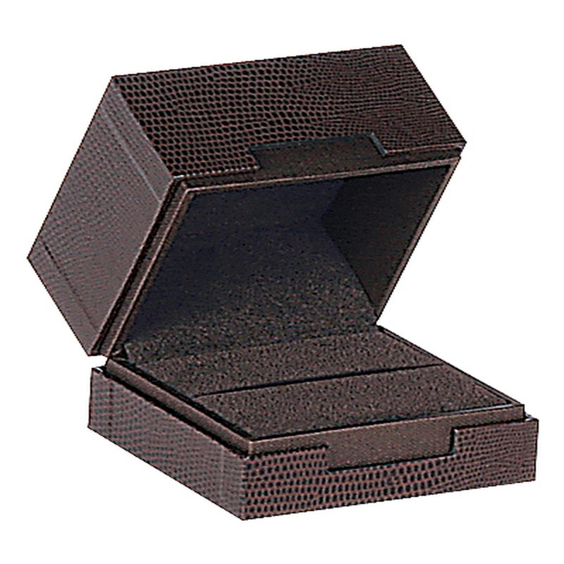 Leatherette Single Ring Box Lined with Rich Suede