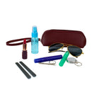 Luxury Zipped Leatherette Case with Additional Pouch