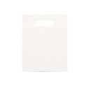 White Double Die Cut Plastic Bag