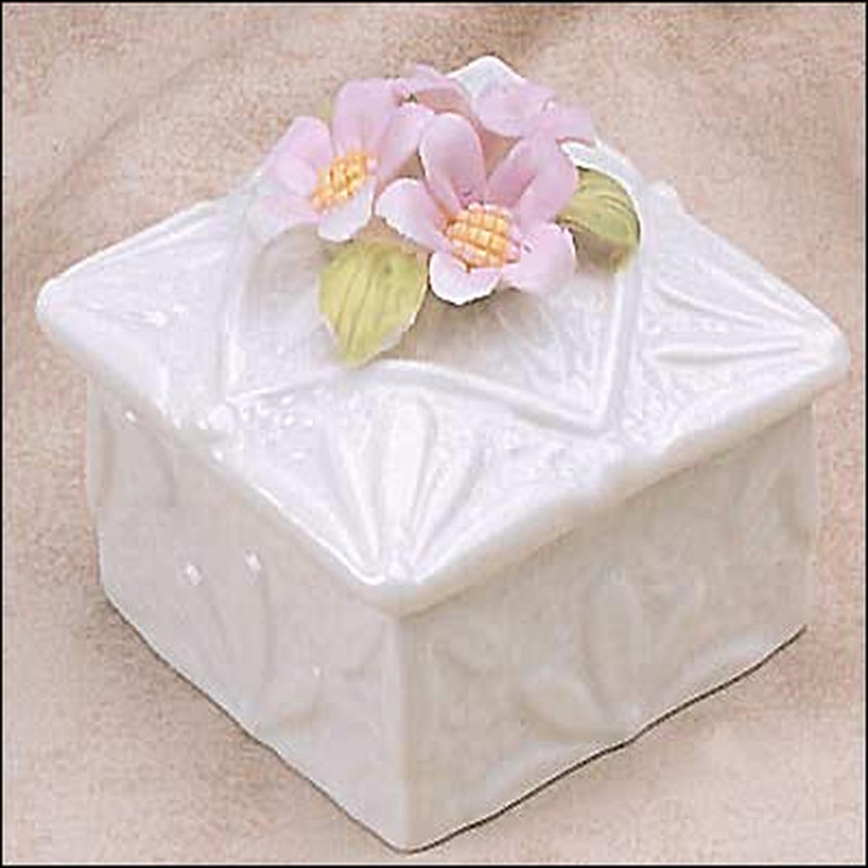 White Porcelain Square Box