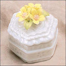 White Porcelain Hexagon Box