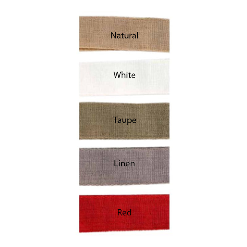 Linen Ribblon Natural Linen Woven Ribbon