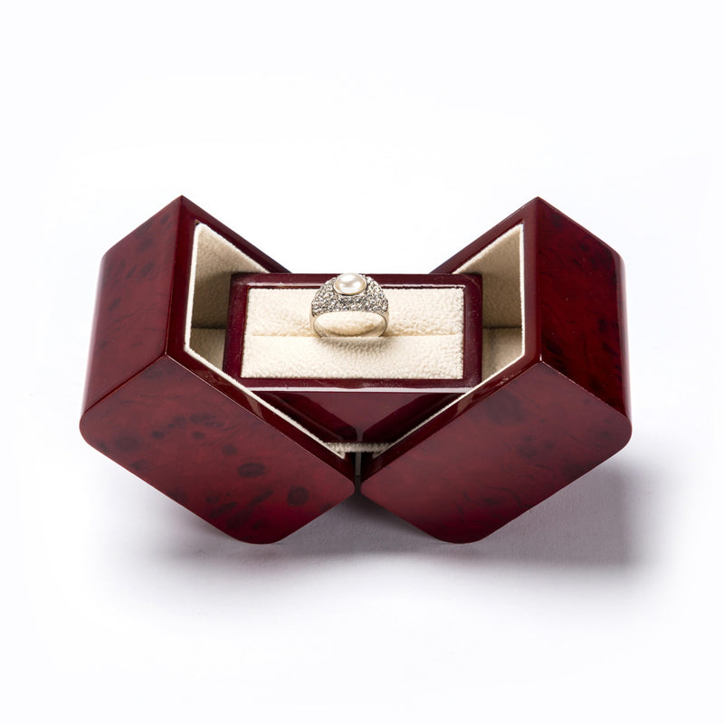 Butterfly Single Ring Wooden Box