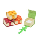 Elegant Paper Single Ring Box with a Unique Magnetic Ribbon