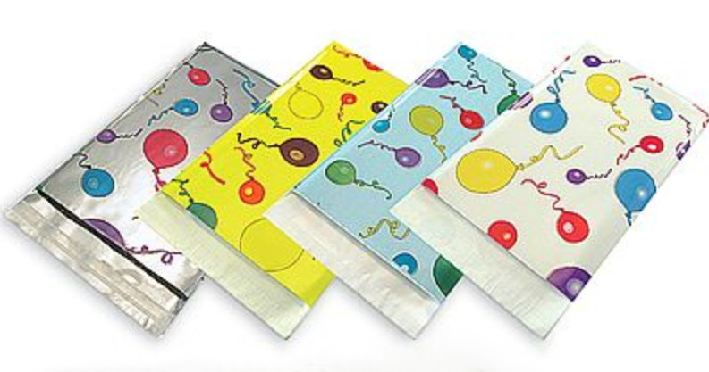 Balloon Print Self-Sealing Foil Bag