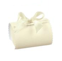 Ivory Linen Confection Boxes