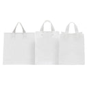 White HDPE Soft Loop Takeout Shopping Gift Bags
