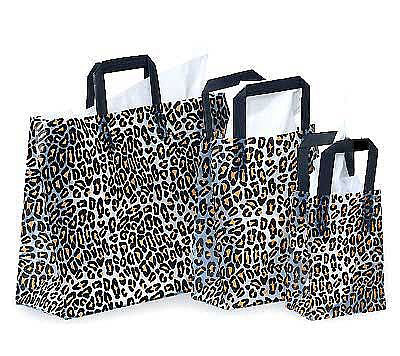 Animal Printed Plastic Bag with Flat Handles