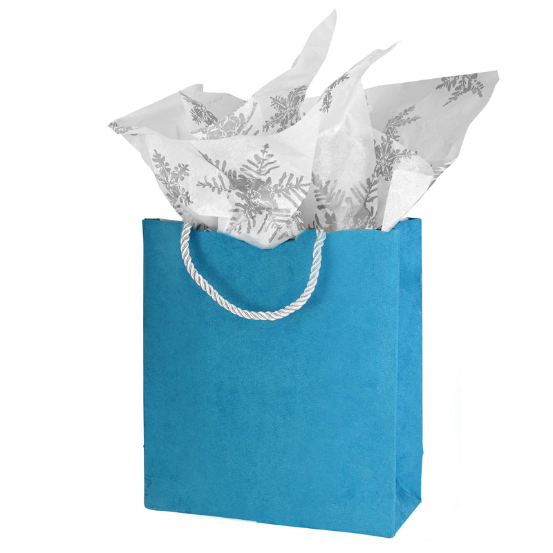 Suede Tote Paper Bag