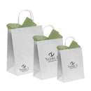 White Kraft Paper Shopping Bag