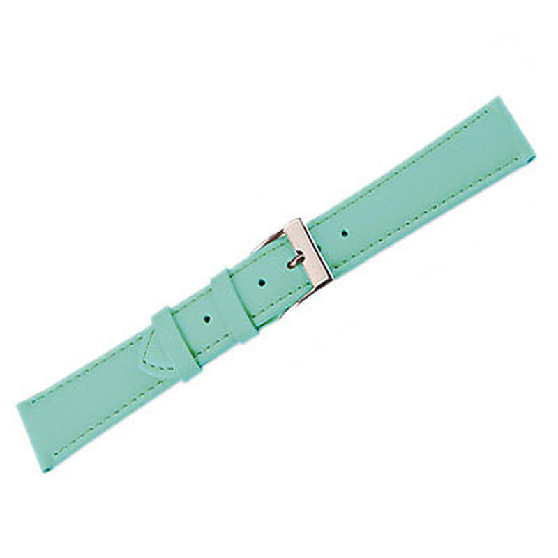 Leather Watch Band Soft Leather P. Green (20mm) Long