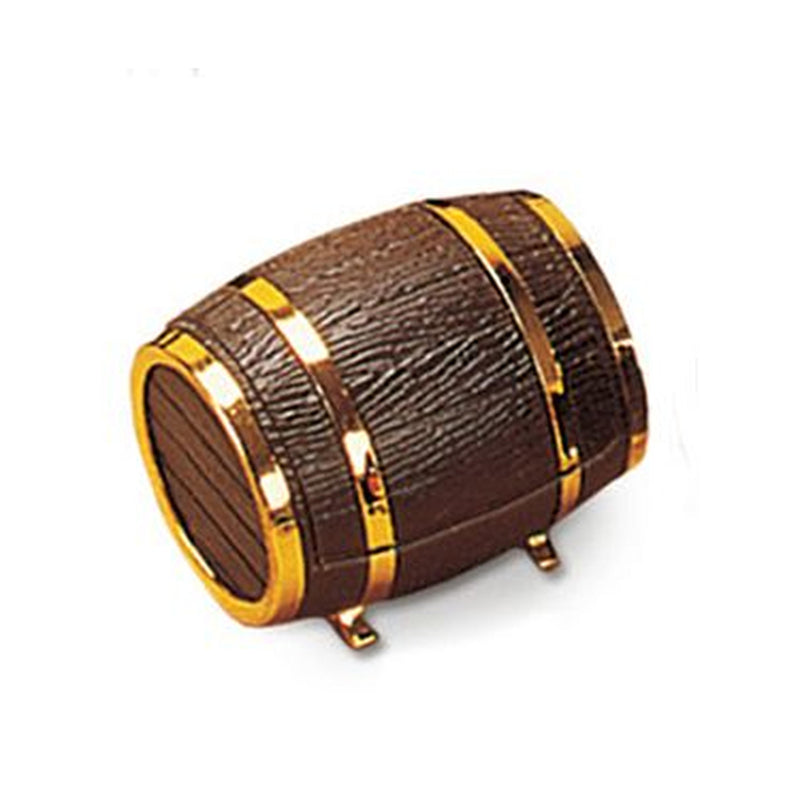 Brown Barrel With Trim Ring Box
