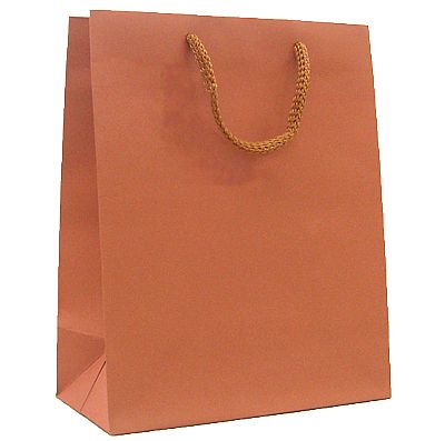 Euro Tote Embossed Ribbed Paper Bag