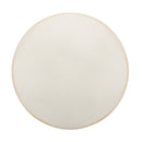 Organza Circle Pouch with Metallic Edge