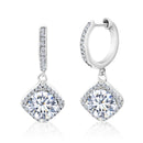 Ss Rh CZ Dmnd Huggie Ear