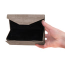 Foldable Triangular Case with Cork Texture