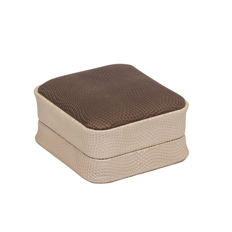 Textured Two-Tone French Clip Box