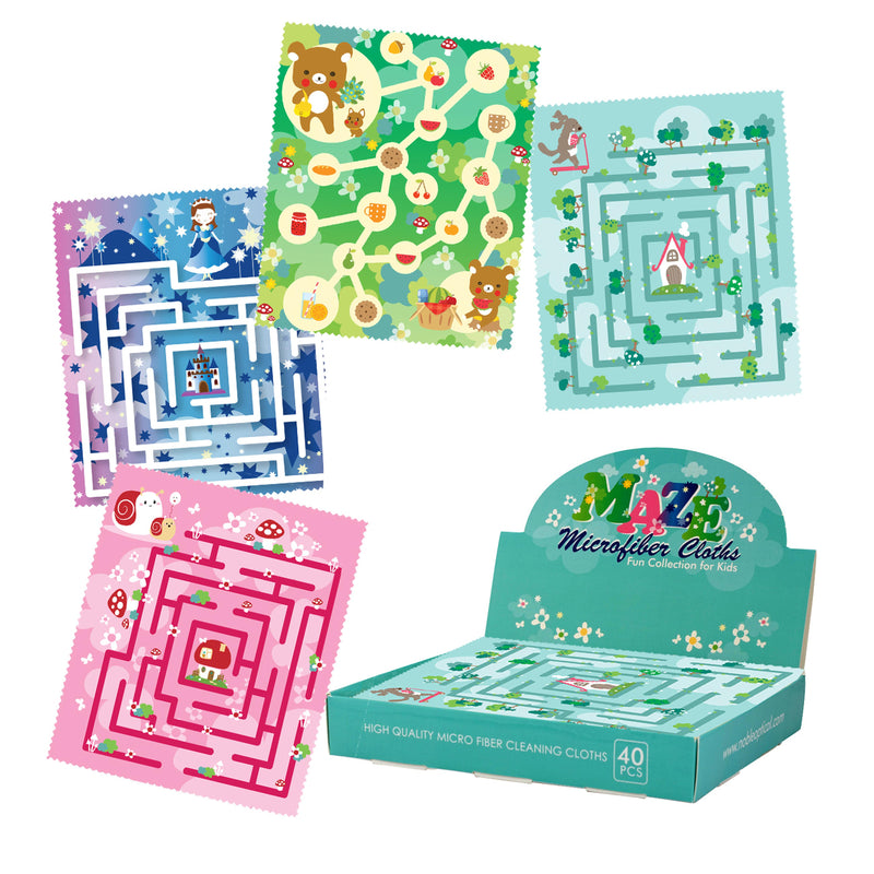 Childrens' Microfiber Cloth Collection in Display Box