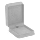 Suede Large Pendant Box with Matching Suede Interior