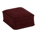 Suede Large Pendant Box with Matching Suede Interior